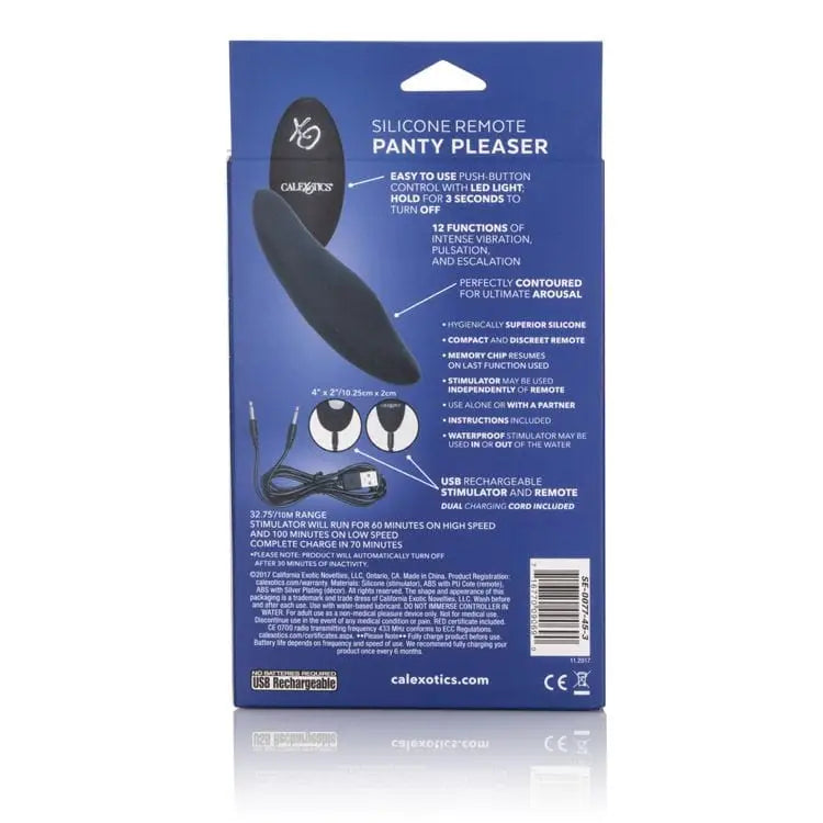 CalExotics Vibrator Silicone Remote Panty Pleaser at the Haus of Shag