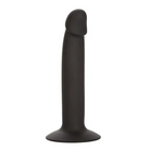 CalExotics Plug Silicone Slim Anal Stud - Black at the Haus of Shag