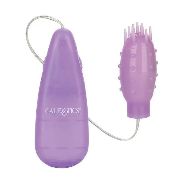 CalExotics Stimulators Silicone Slims Nubby Bullet - Purple at the Haus of Shag