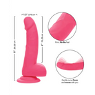 Silicone Studs Neon 6’’ Dildo - Dongs & Dildos