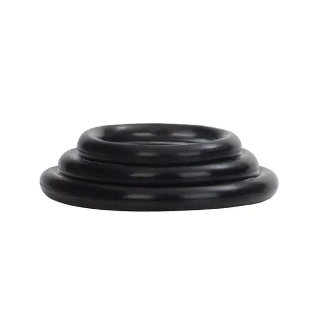 CalExotics Penis Enhancement Silicone Support Rings - Black at the Haus of Shag