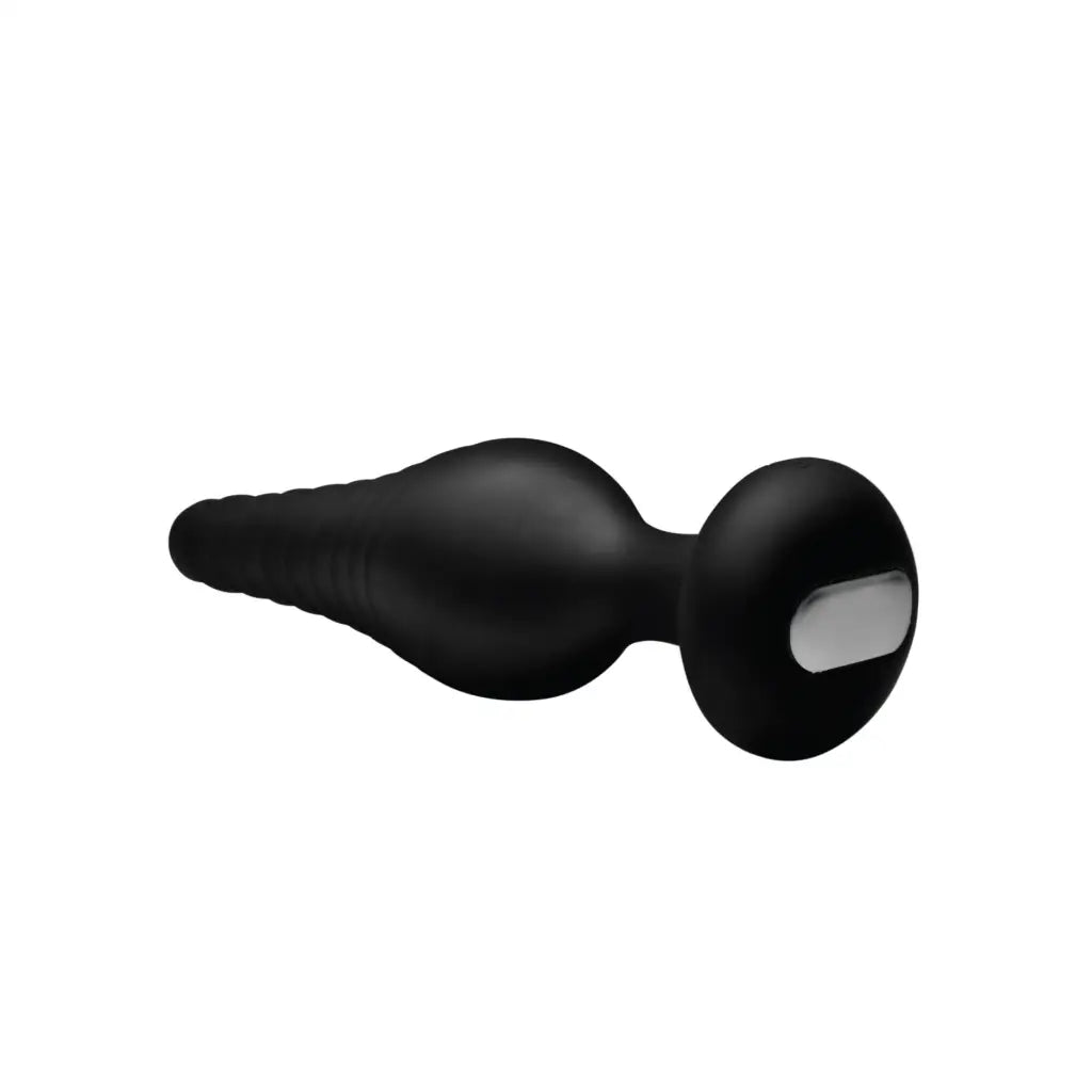 Under Control Prostate Vibrator Silicone Vibrating Anal Plug With Remote Control at the Haus of Shag