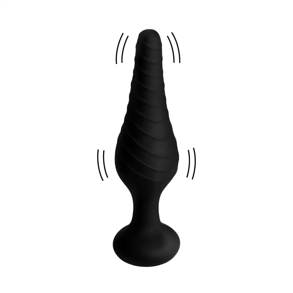 Under Control Prostate Vibrator Silicone Vibrating Anal Plug With Remote Control at the Haus of Shag