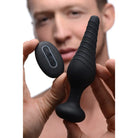 Under Control Prostate Vibrator Silicone Vibrating Anal Plug With Remote Control at the Haus of Shag