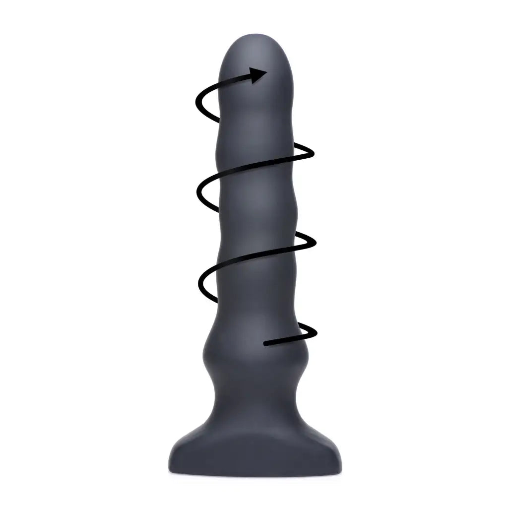 Thunderplugs Powered Plug Silicone Vibrating And Squirming Plug With Remote Control at the Haus of Shag