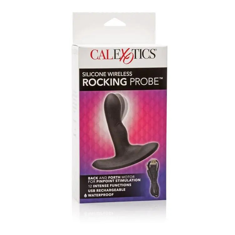 CalExotics Vibrator Silicone Wireless Rocking Probe at the Haus of Shag