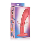 Simply Sweet 7in Pink G-Spot Silicone Dildo in Packaging