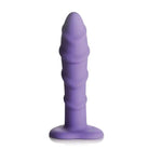 Curve Novelties Dildos Simply Sweet Swirl Silicone Dildo 7in Purple at the Haus of Shag