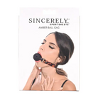 Sincerely Sportsheets Amber Adjustable Silicone Breathable Ball Gag Tortoiseshell - Ball Gag