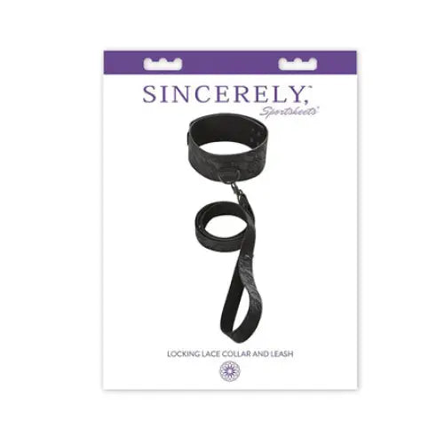 Sincerely Sportsheets Lace Collar & Leash - Collar