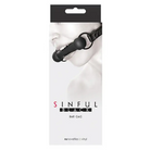 Sinful Silicone Bar Gag Pink - Black - Ball Gag