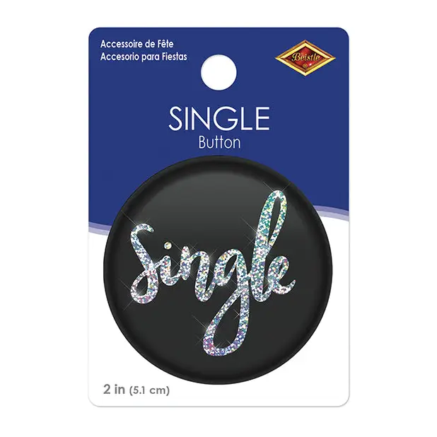 Single Button - Bachelorette & Party Supplies