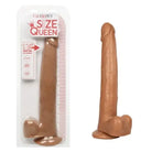 CalExotics Dildos Brown Size Queen 12in at the Haus of Shag