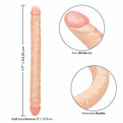 Size Queen 17in - Ivory - Realistic Dildo