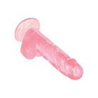 Size Queen 6’ Dildo - Pink silicone sex toy with a flared base for enhanced pleasure