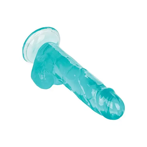 Size Queen 6’ Inch Size Turquoise Sex Toy with Flared Base