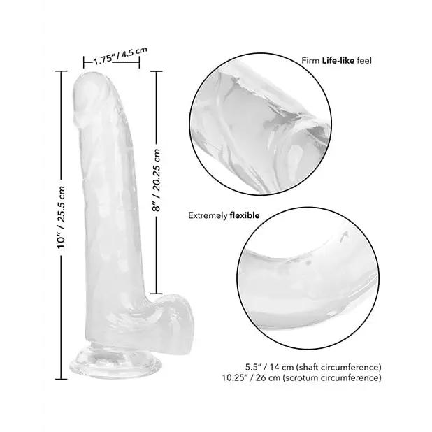 CalExotics Dongs & Dildos Size Queen 8" Dildo at the Haus of Shag