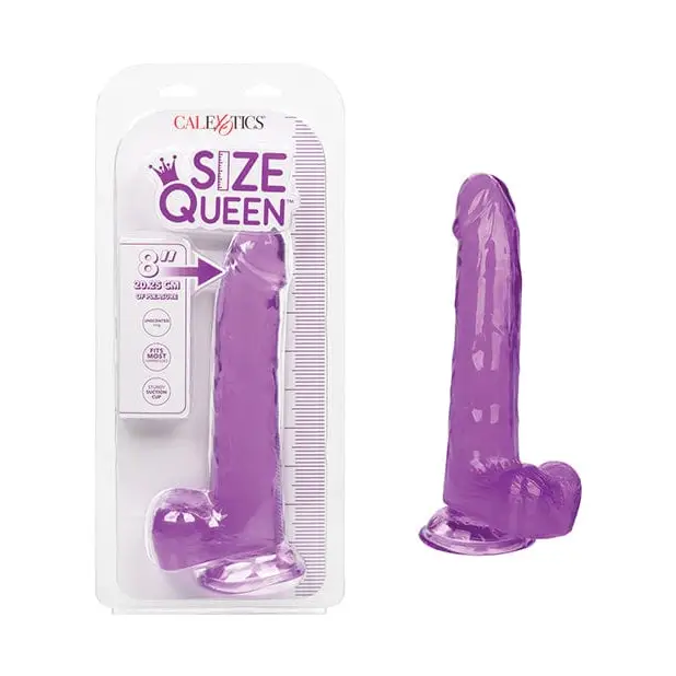 CalExotics Dongs & Dildos Purple Size Queen 8" Dildo at the Haus of Shag