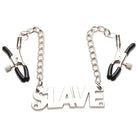 Master Series Nipple-clamps Slave Chain Nipple Clamps at the Haus of Shag