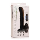 Thunderplugs Powered Plug Sliding Shaft Silicone Anal Vibrating Plug at the Haus of Shag