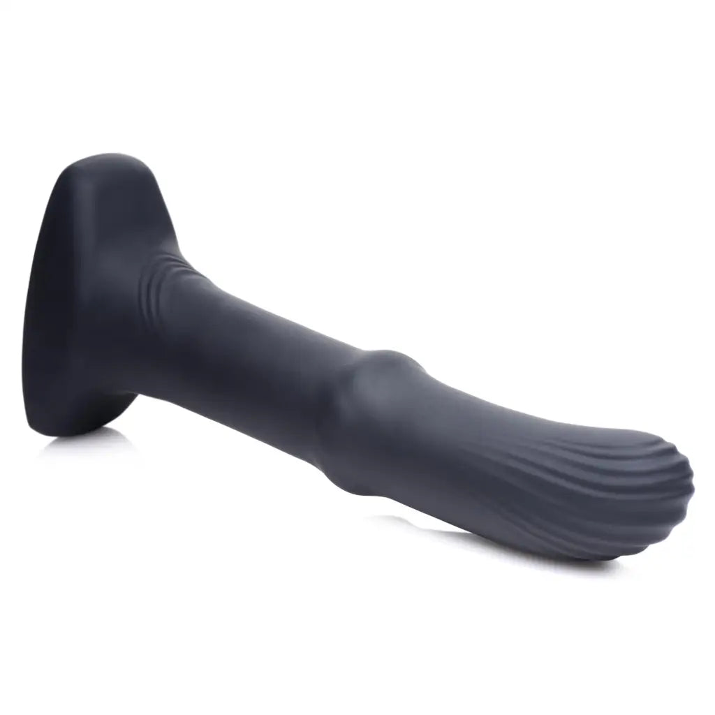 Thunderplugs Powered Plug Sliding Shaft Silicone Anal Vibrating Plug at the Haus of Shag