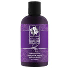 Sliquid Balance Soak bubble bath bottle with purple and white flowers for a luxurious experience