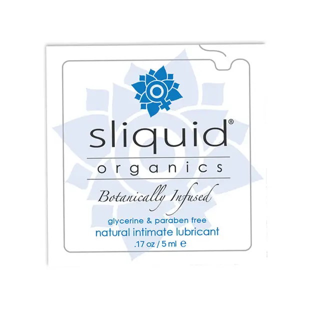 Sliquid Organics Natural Intimate Lubricant -.17 Oz Pillow - Water Based Lubricant