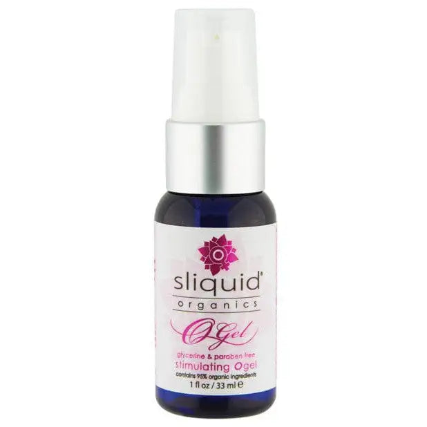 Sliquid Organics O Gel - 1 Oz stimulating gel lubricant bottle for enhanced sensation