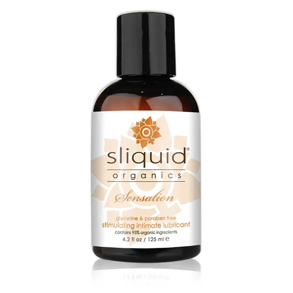 Sliquid Organics Sensation Stimulating Lubricant - 4.2 oz. - Water Based Lubricant