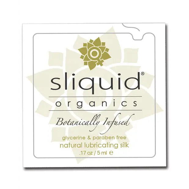 Sliquid Organics Silk Lubricant -.17 Oz Pillow - Hybrid Lubricant