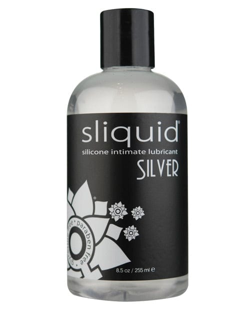 Sliquid Silicone Lubricant 8.5 oz. Sliquid Silver Premium Silicone Glycerine & Paraben Free Lube at the Haus of Shag