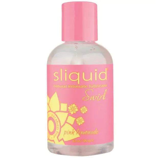 Sliquid Swirl Water Based Sugar Derivative-Free Lubricant with Pink Liquid