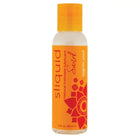 Bottle of Sliquid Swirld water-based, sugar derivative-free flavored lubricant with yellow cap