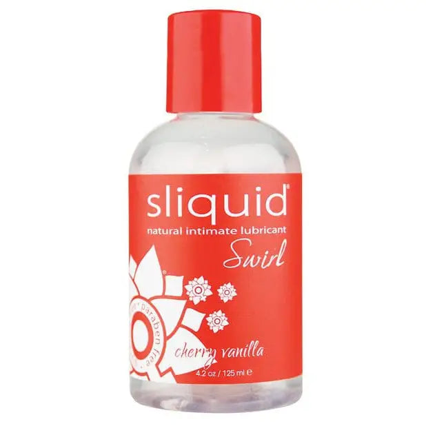 Sliquid Swirld water-based, sugar derivative-free vanilla nail care product