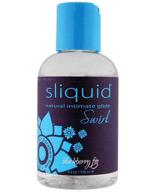 Sliquid Water Based Lubricant 4.2 oz. / Blackberry Fig Sliquid Swirld Water Based Sugar Derivative-Free Flavored Lubricants at the Haus of Shag