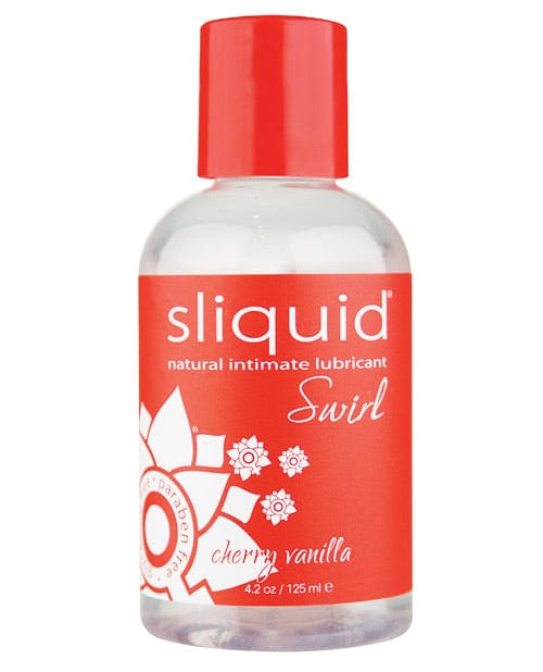 Sliquid Water Based Lubricant 4.2 oz. / Cherry Vanilla Sliquid Swirld Water Based Sugar Derivative-Free Flavored Lubricants at the Haus of Shag