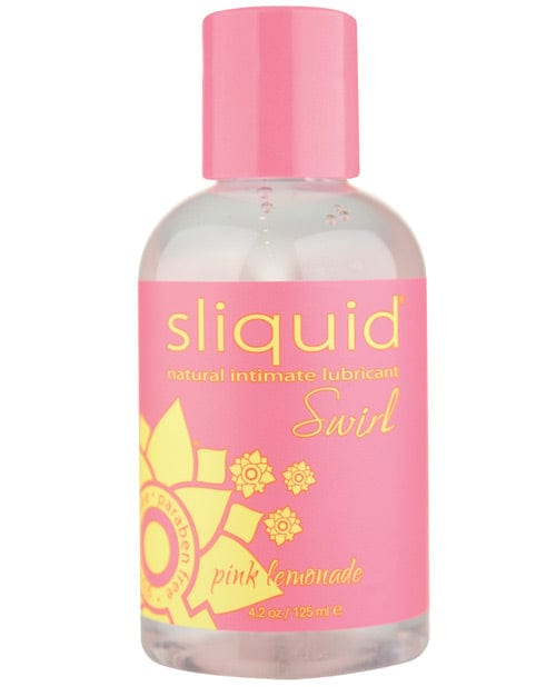 Sliquid Water Based Lubricant 4.2 oz. / Pink Lemonade Sliquid Swirld Water Based Sugar Derivative-Free Flavored Lubricants at the Haus of Shag