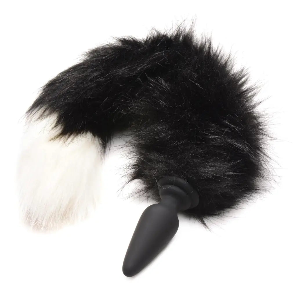 Small Anal Plug with Interchangeable Fox Tail - Perfect for playful adventures