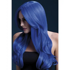 Smiffy The Fever Wig Collection Khloe - Neaon Blue - Costumes