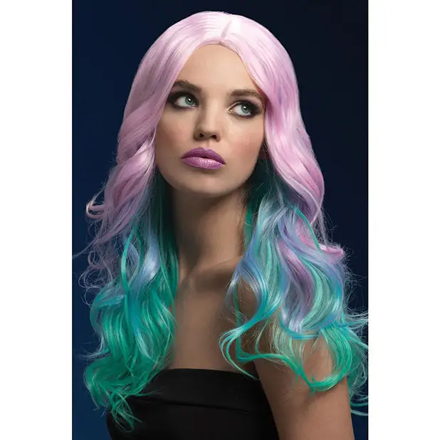 Smiffy The Fever Wig Collection Khloe - Pastel Ombre - Costumes