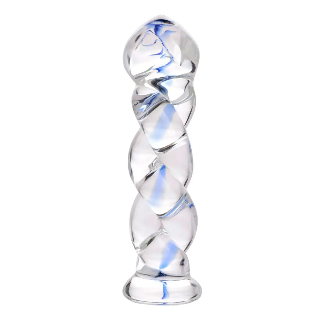 Prisms New-products Soma Twisted Glass Dildo at the Haus of Shag