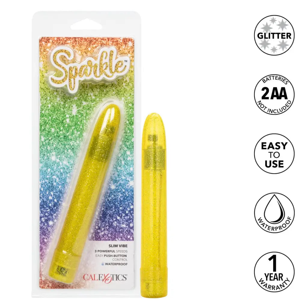 CalExotics Vibrator Sparkle Slim Vibe at the Haus of Shag