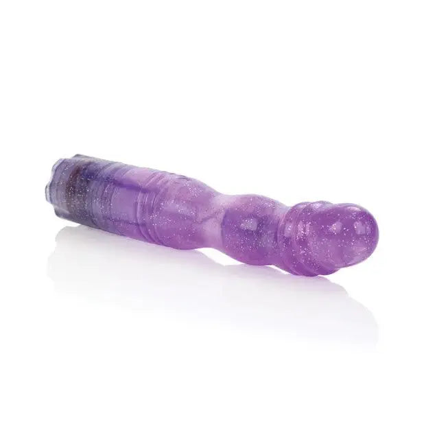 Sparkle Softees G Purple glass pipe with purple and white swirl pattern