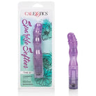 The Sparkle Softees G Purple cat toy is packaged in a shimmering, glittery package