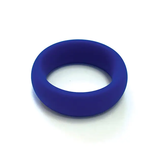 Spartacus 1.5’’ Wide Silicone Donut Ring - Blue - Cock Ring