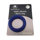 Spartacus 1.5’’ Wide Silicone Donut Ring - Blue - Cock Ring