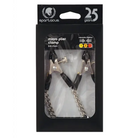 Spartacus Adjustable Nipple Clamps With Curved Chain - Nipple Clamp