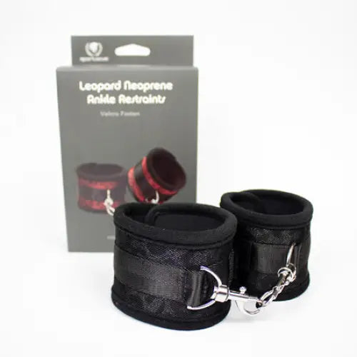 Spartacus Ankle Restraints Neoprene Black - Cuffs