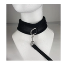 Spartacus Collar And Leash Neoprene Black - Black - Collar