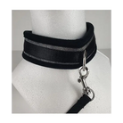 Spartacus Collar And Leash Neoprene Black - Silver - Collar